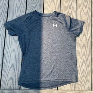 Kids adidas youth large dark grey loose fit athletic long sleeve top